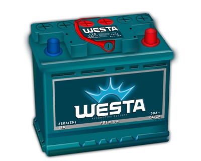 Westa Premium 50Ah-480Aen h-175 R+ - фото 1
